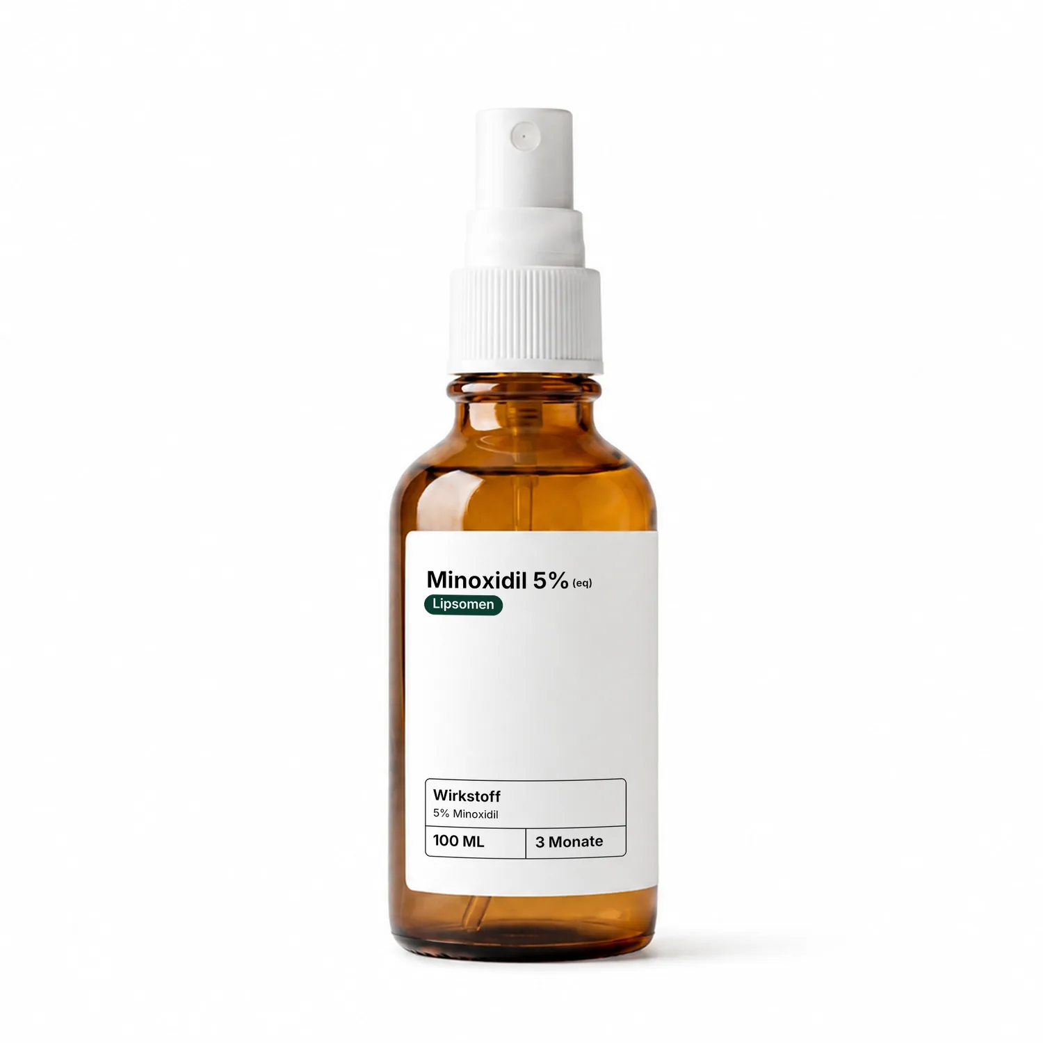 Liposomal spray: minoxidil 5% (eq.)