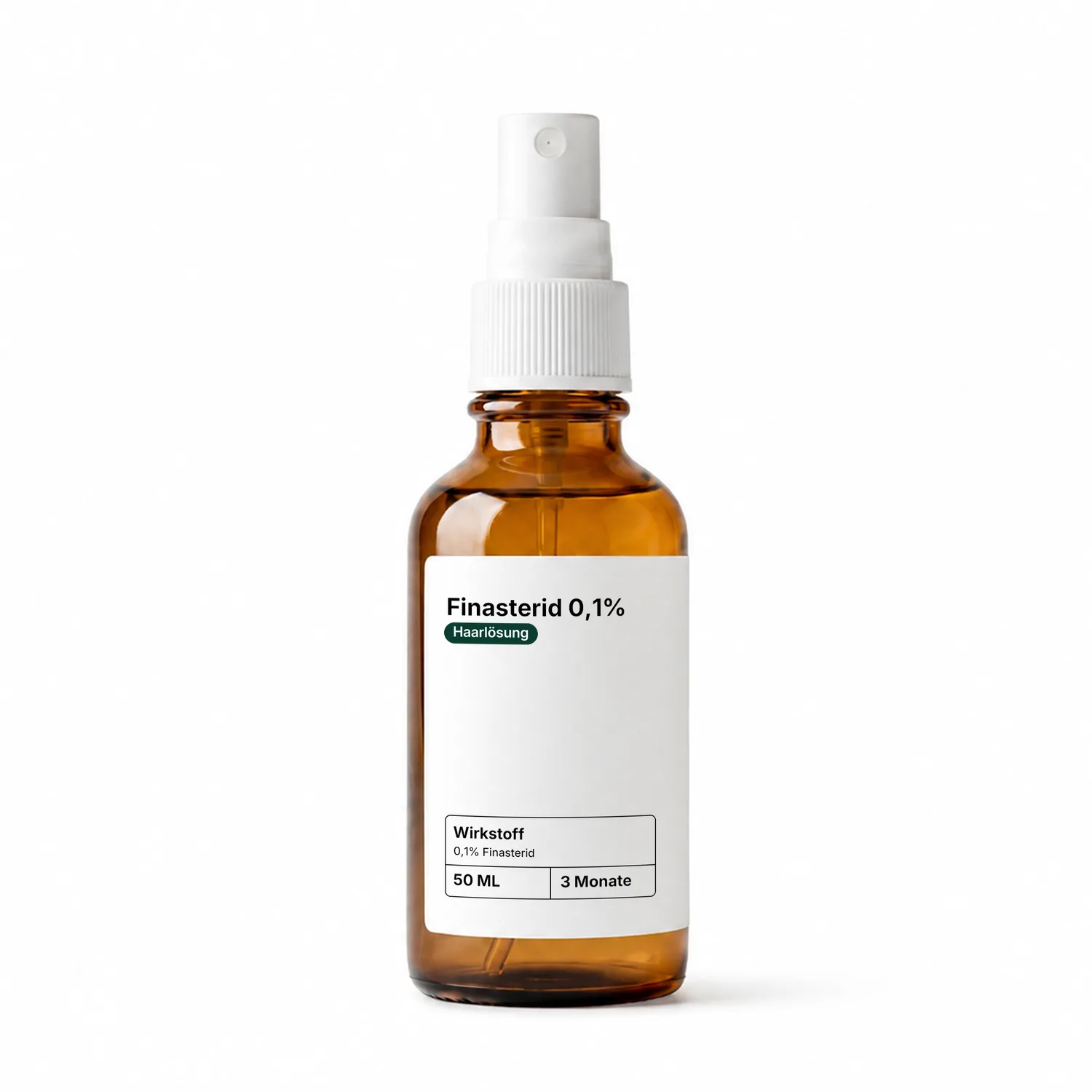 Spray: finasteride 0.1%