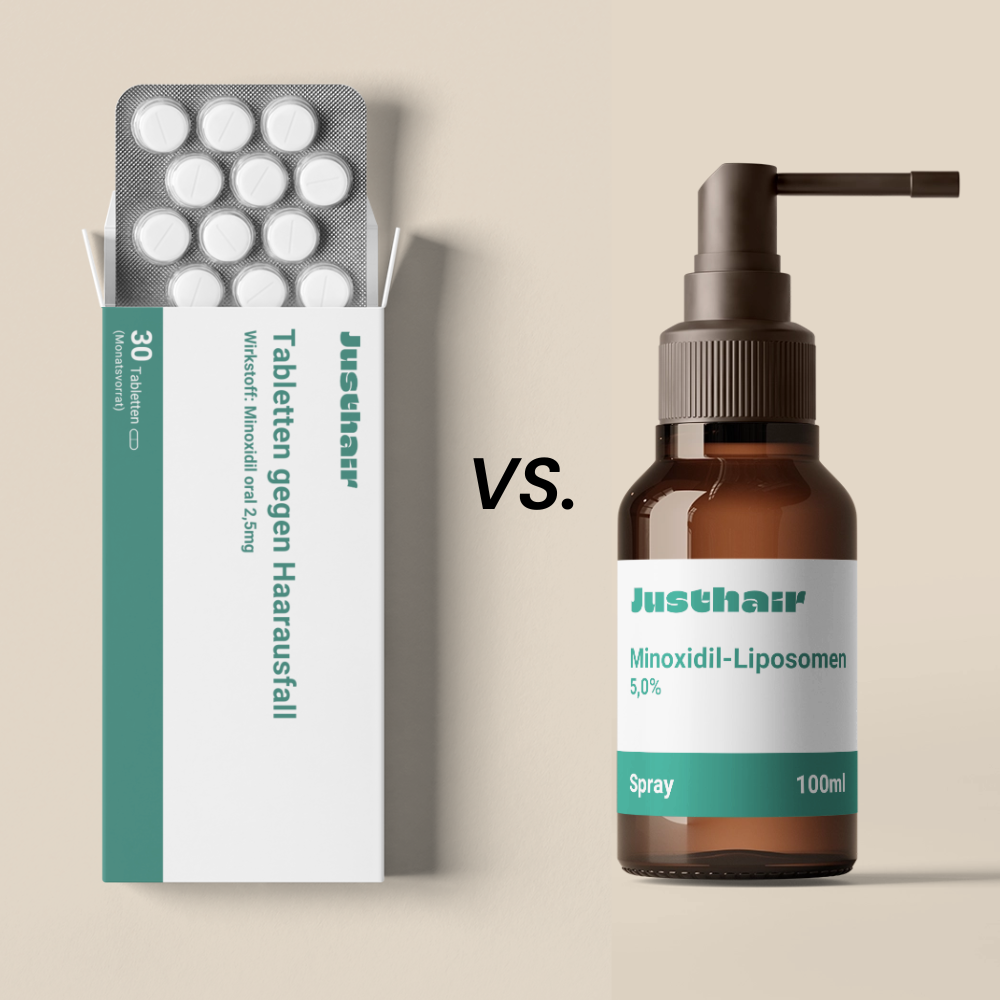 Orales vs. topisches Minoxidil: Ein Vergleich