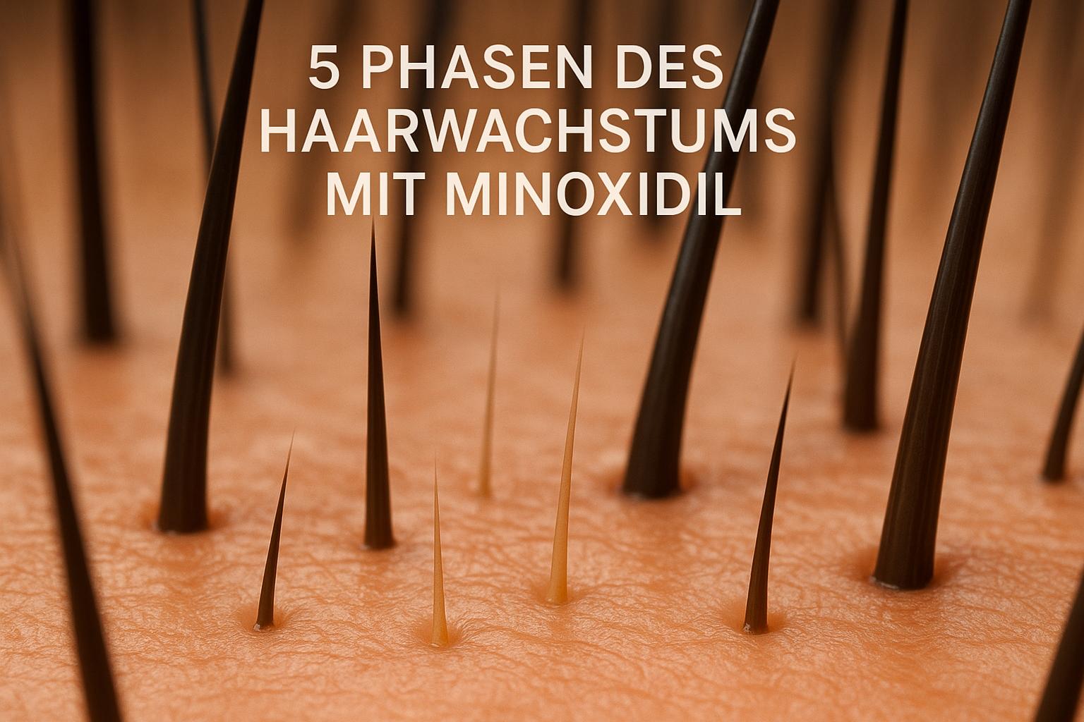 5 Phasen des Haarwachstums mit Minoxidil